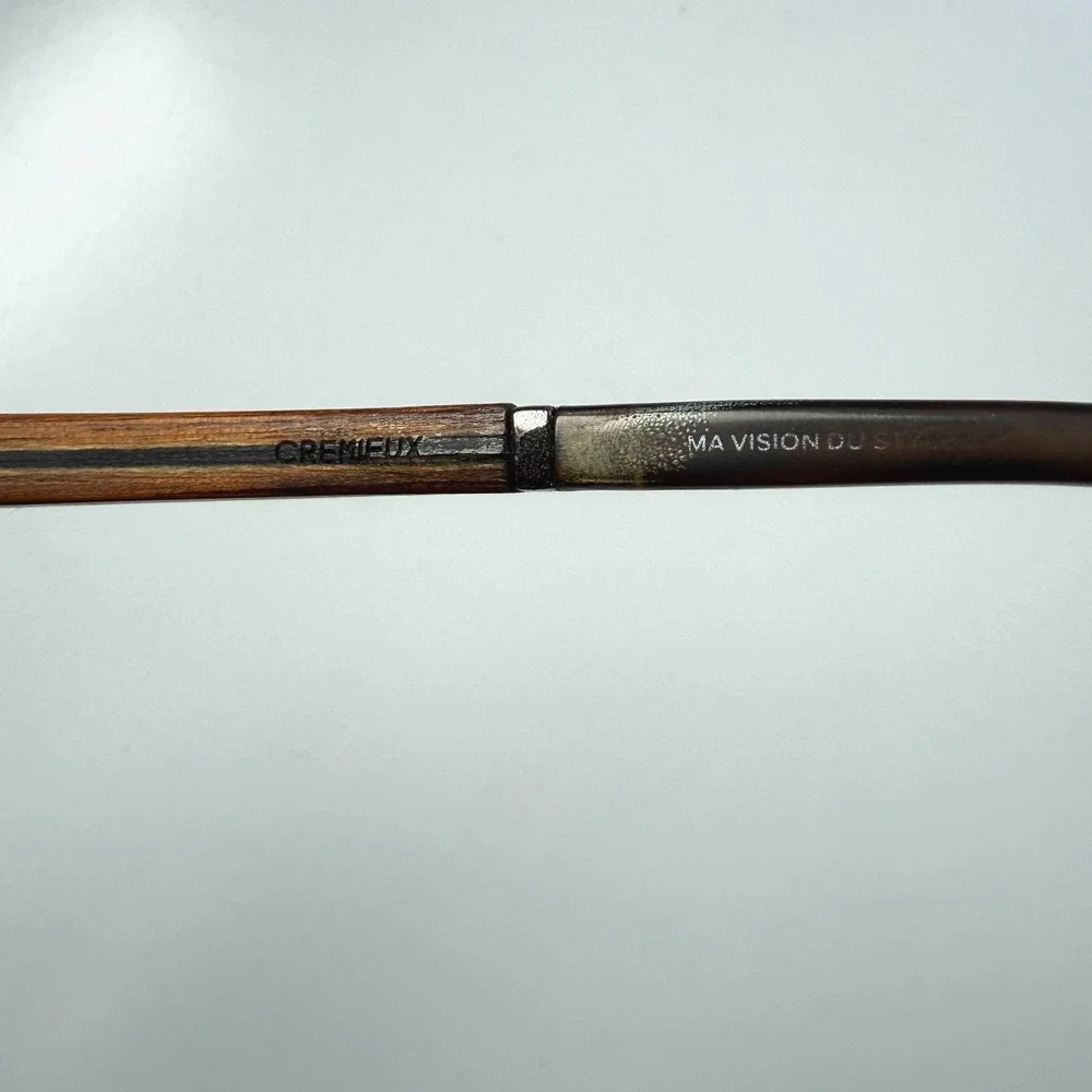 A&A OPTICAL‎ Cremieux Eyeglasses Frame Only 51-18-140 Wood/Plastic Brown